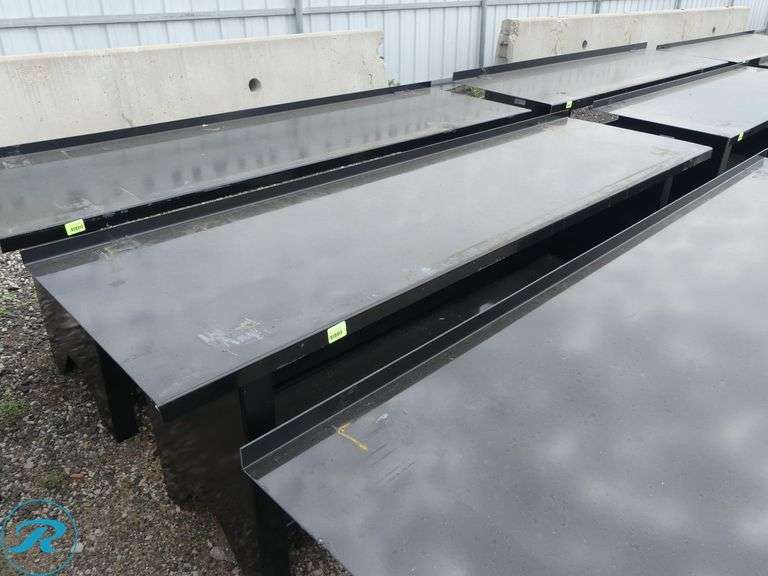 New Kit Containers Metal Work Bench, 90" x 28" - Roller Auctions