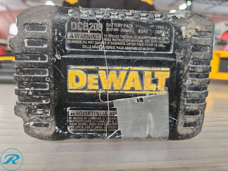 (2) DeWalt 20V MAX Battery Packs – Models DCB203 and DCB208 - Roller Auctions