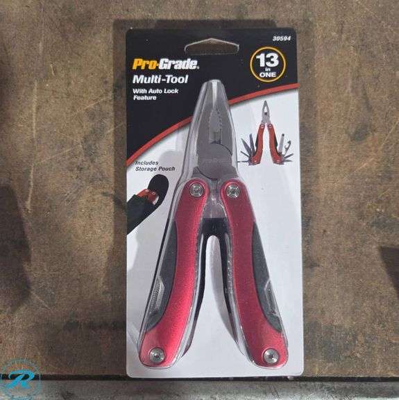 (1) Pro-Grade Multi-Tool with Auto Lock Feature, Model 30594
