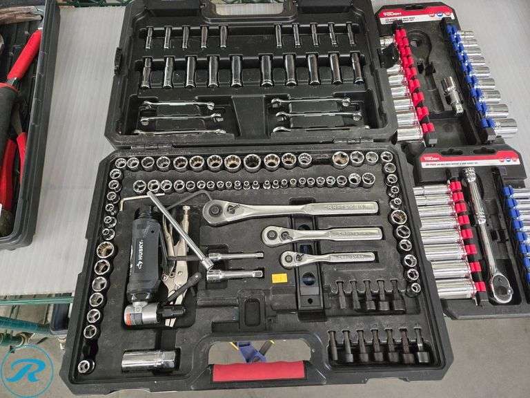 Craftsman Tool Set with Husky and Hyper Tough Accessories in Case - Roller Auctions