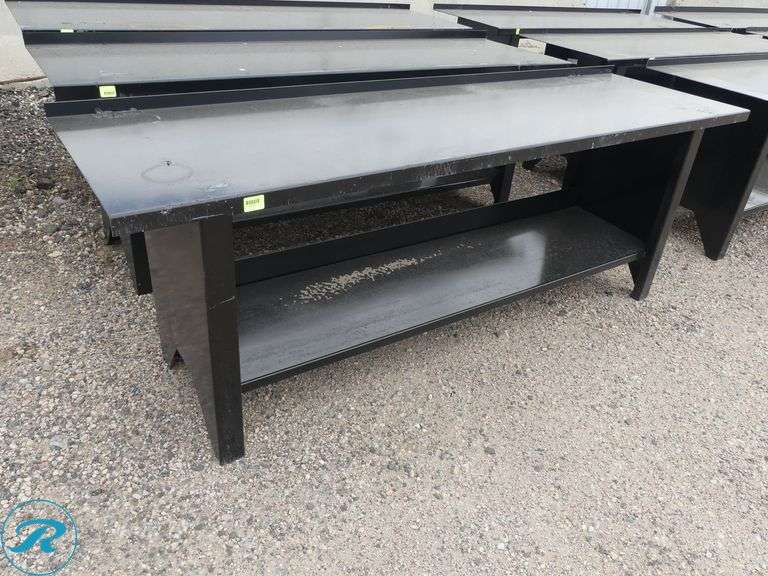 New Kit Containers Metal Work Bench, 90" x 28" - Roller Auctions