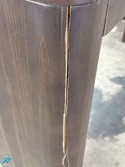 Wood Console Table, 56 in x 16 in (Damaged) - Roller Auctions