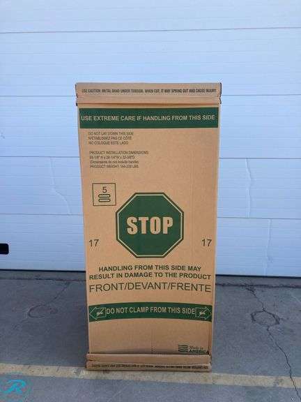 (1) New- GE 16.6-cu ft Top-Freezer Refrigerator ( Bisque ) ENERGY STAR Certified (Total of 1 Refrigerator) - Roller Auctions