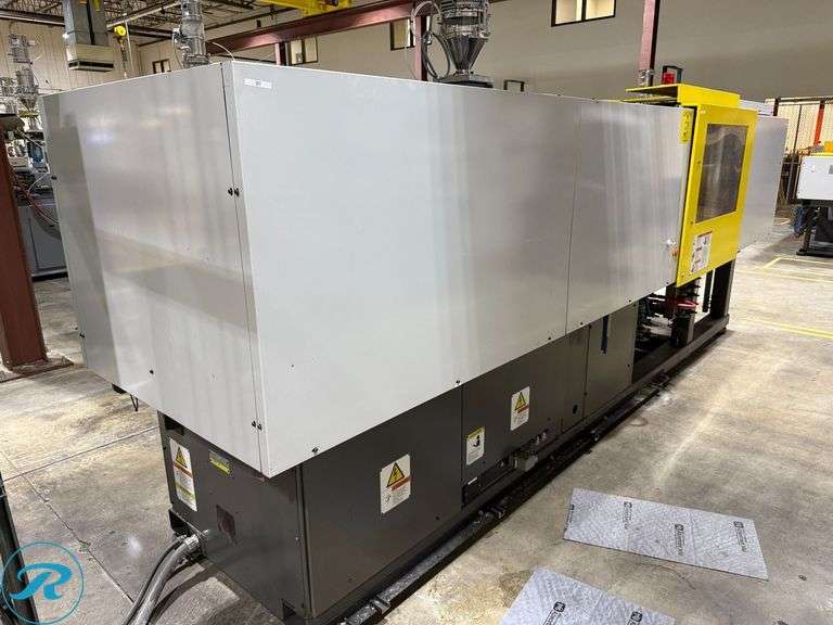 1998 Cincinnati Milacron Fanuc Roboshot 165R 165-Ton Injection Mold Machine (s/n 4067A04/98-35) with Motan Hopper, Transfomer and Power Control Box - Roller Auctions