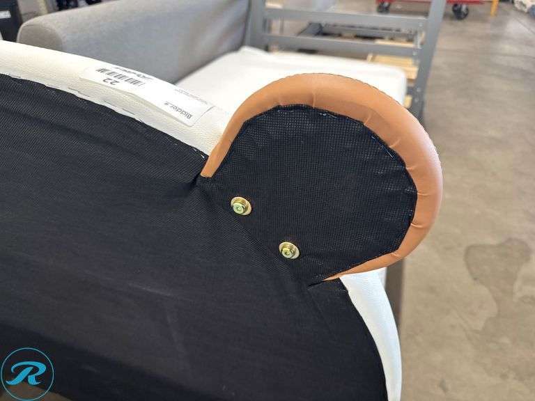 Bear-Themed Twin Bed Frame With Upholstered Design, 40 in x 80 in - Roller Auctions