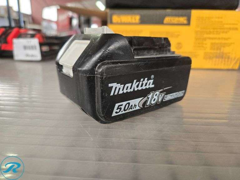 Makita XRJ04 18V Cordless Reciprocating Saw with BL1850B 5.0Ah Battery - Roller Auctions
