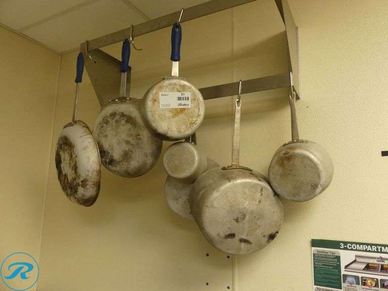(12) Pots & Pans (Racks Not Included)