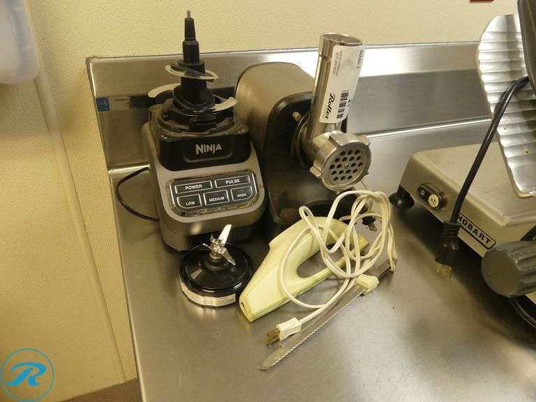 Cuisinart Meat Grinder, Hamilton Beach Electric Knife and Ninja Blender Parts
