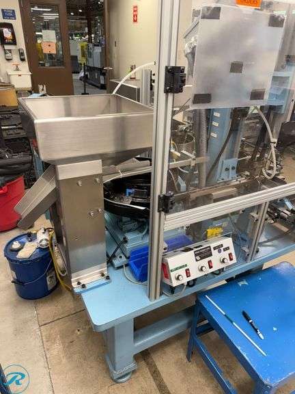 Customized Automated Assembly Equipped with (2) Vibratory Feeder Bowls, Control Units, etc. - Roller Auctions