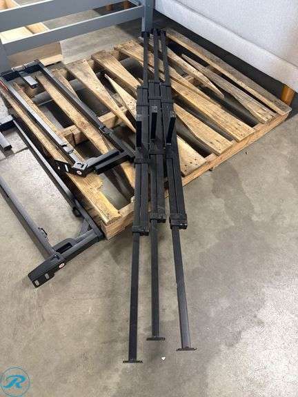 Adjustable Steel Bed Frame with Center Support, 72 in wide - Roller Auctions