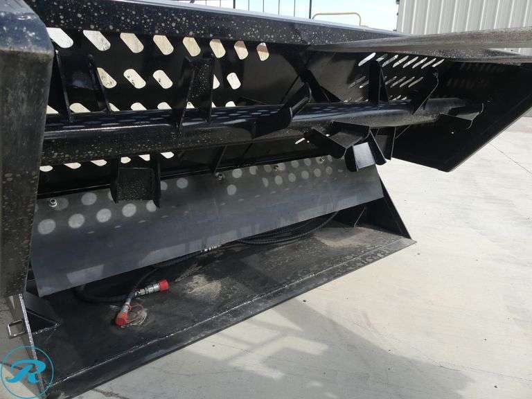 New Giyi GY-RR78 Hydraulic Rock Rake Bucket Attachment to Fit Skid ...