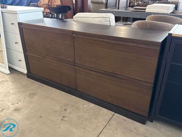 Coaster Wooden Dresser with Drawers, 18 in x 64 in - Roller Auctions