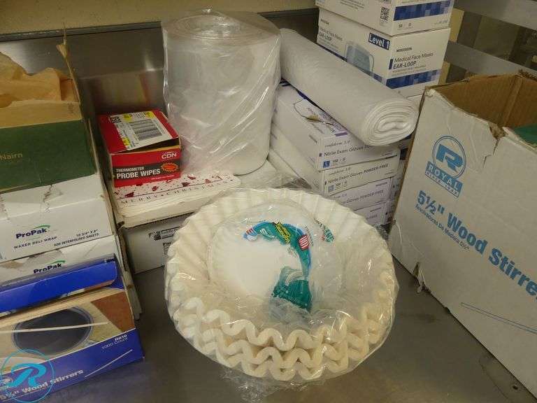 Skewers, Deli Wrap and Face Masks - Roller Auctions
