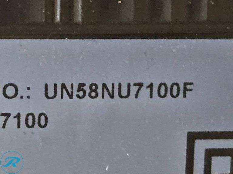 Samsung UN58NU7100F 58-Inch LED Television - Roller Auctions
