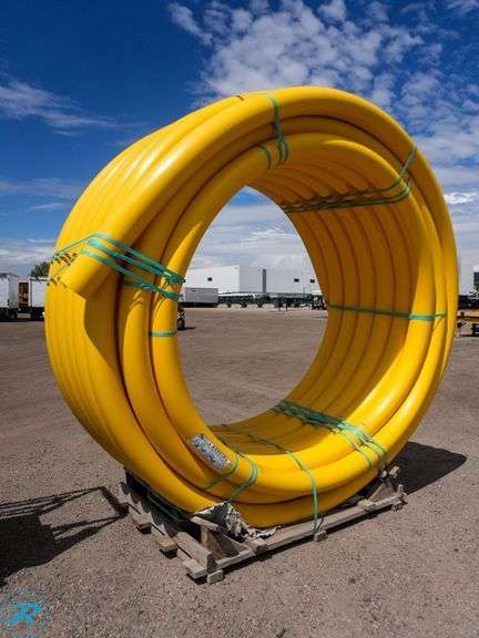(1) Coil Of Performance Pipe 6" IPS DR 11.5 DriscoPlex 6500 Gas MDPE 2708 Piping