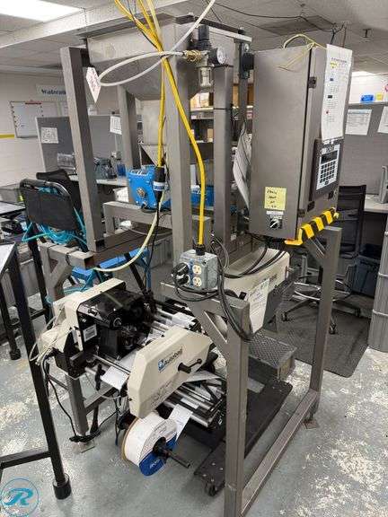 Autobag PI412CW Labeler and Autobag AB180 Sealer with Auto Feed Station and Ohlson Control Unit - Roller Auctions