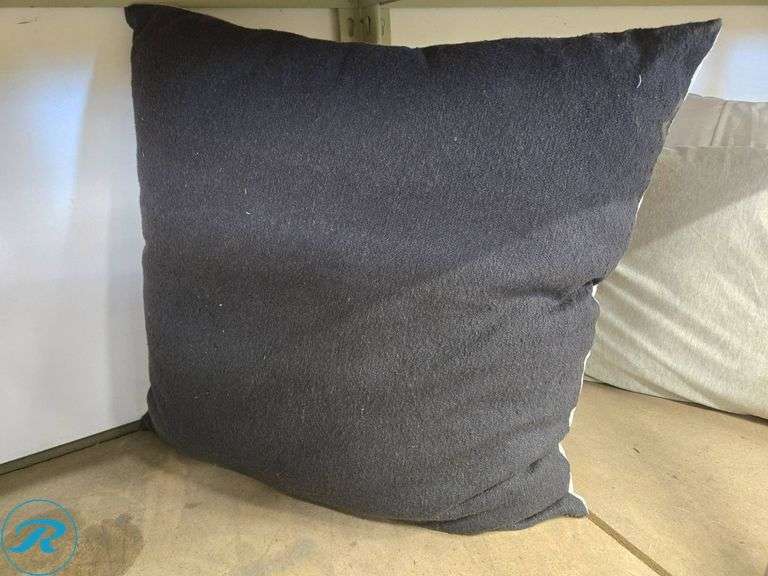 Dark Gray and Light Gray Throw Pillows - Roller Auctions