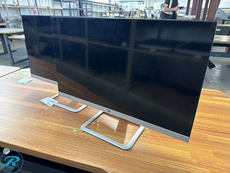 (2) HP 25er 25-Inch Monitors - Roller Auctions