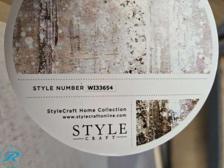 StyleCraft Home Collection Wall Art WI33654 Featuring Rustic Barn Scene - Roller Auctions