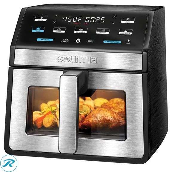 Gourmia 8-Quart Digital Air Fryer with Window & Light - Like New - Roller Auctions