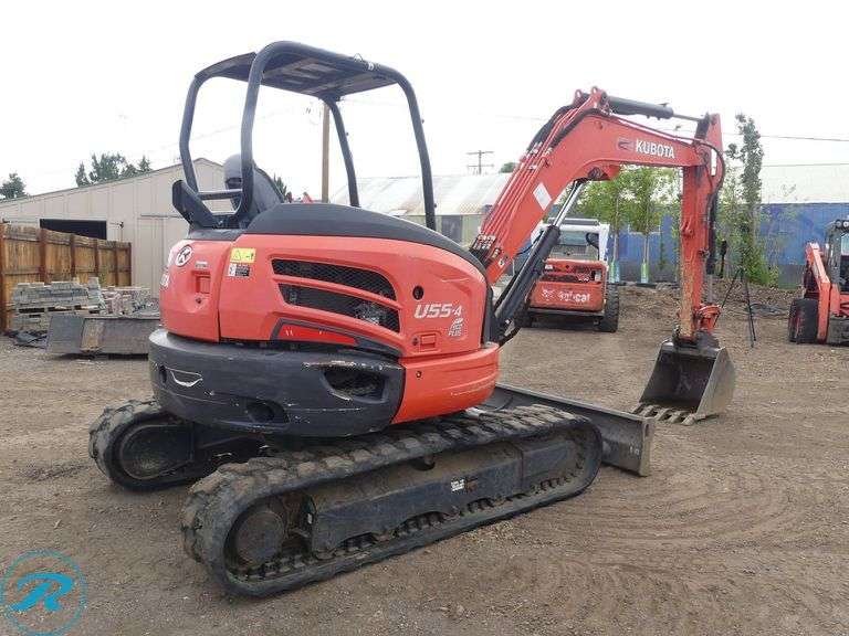 2017  Kubota  U55-4  Mini Hydraulic   Excavator - Roller Auctions