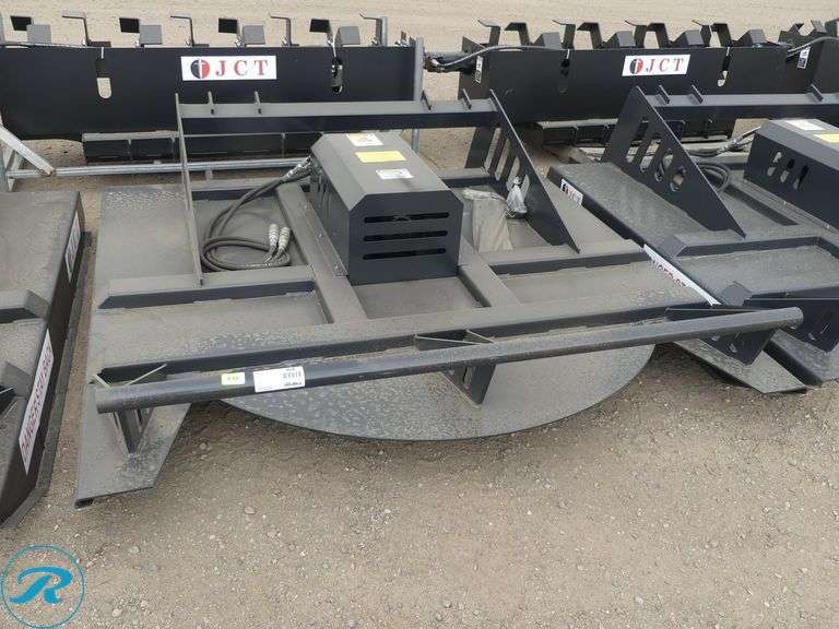 New JCT Hydraulic Brush Cutter Attachment To Fit Skid Steer Loader, 72" - Roller Auctions