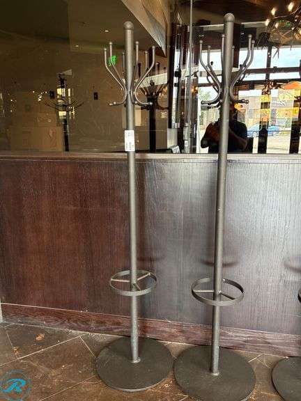 (2) Metal Coat Racks - Roller Auctions