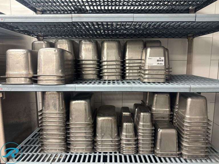 Assorted Stainless Steel Inserts and Food Pans - Roller Auctions