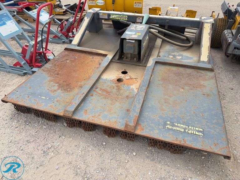 Ammbusher 6' Hydraulic Brush Mower, Model AM72300I80951 To Fit Skid Steer Loader - Roller Auctions