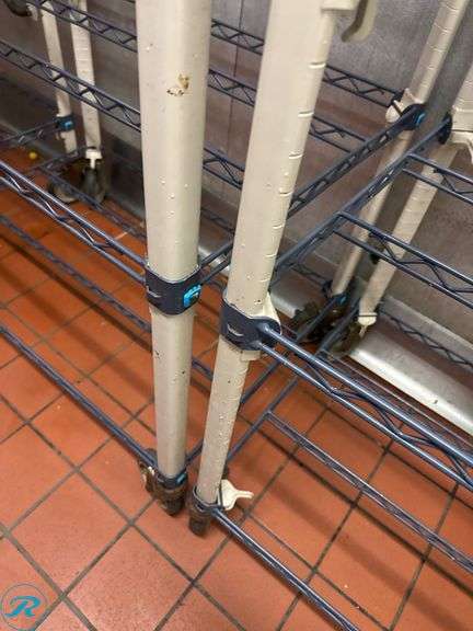 (7) Metro MetroMax i Polymer Shelving Units with Casters - Roller Auctions