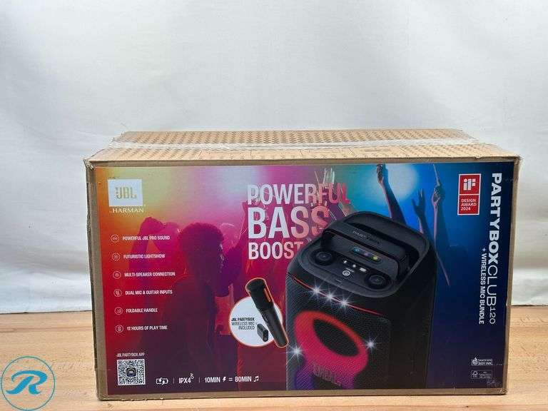 JBL PartyBox Club 120 - Portable party speaker - Used - Roller Auctions