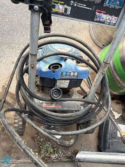 PowerStroke 2200 PSI 2.0 GPM Gas Pressure Washer with 150cc OHV Engine, Unit Turns Over But Does Not Start - Roller Auctions