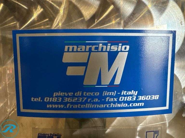 Fratelli Marchisio Stainless Steel Food-Grade Tank with 15″ Stand, 32″D x 43″H - Roller Auctions