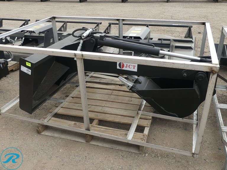 New JCT Hydraulic Backhoe Attachment To Fit Skid Steer Loader, 14" Bucket - Roller Auctions