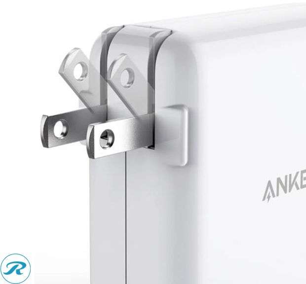 Anker - PowerPort PD 60W GaN Fast Charger and USB-C to C Cable 6ft for Macbook and Mobile Devices, White - New - Roller Auctions