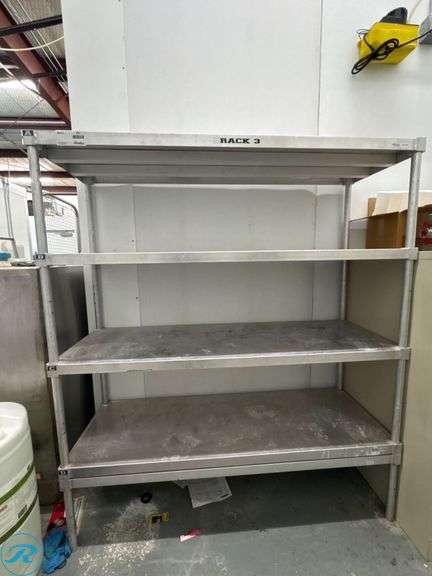 Win-Holt 5-Tier Aluminum Storage Rack, 60” x 20” x 68”H