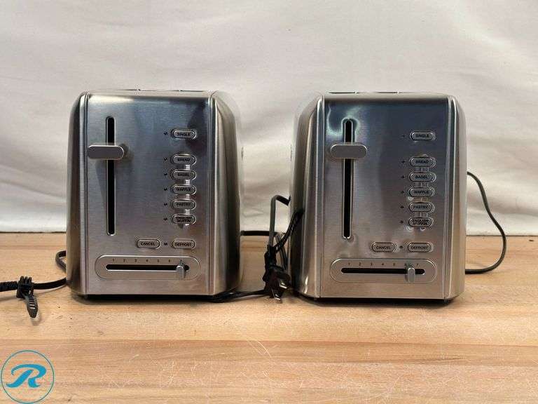 (2) Cuisinart: Custom Select 2- Slice Toaster- Used - Roller Auctions