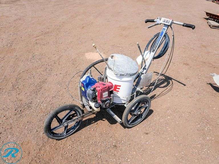 Graco  Field Lazer  Line Paint Sprayer on 3-Wheeler