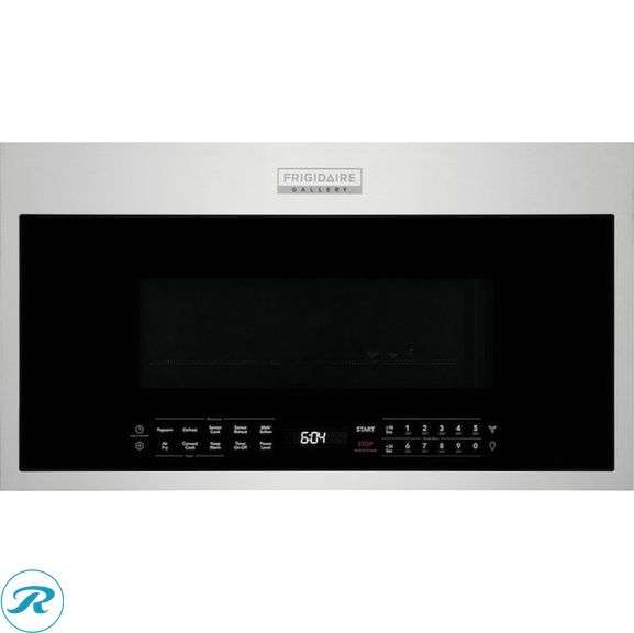 (1) New- Frigidaire Gallery 1.9-cu ft Air Fry Over-the-Range Convection Microwave with Sensor Cooking ( Fingerprint Resistant Stainless Steel ) (total of 1 microwave)