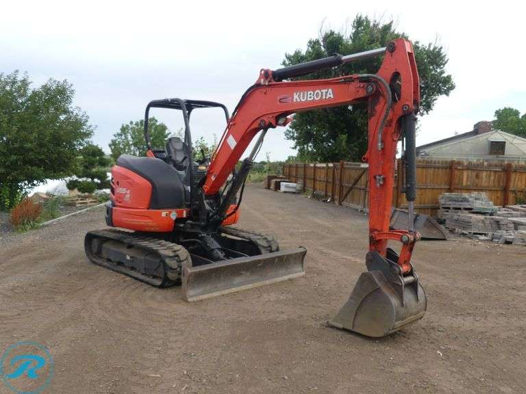 2017  Kubota  U55-4  Mini Hydraulic   Excavator - Roller Auctions