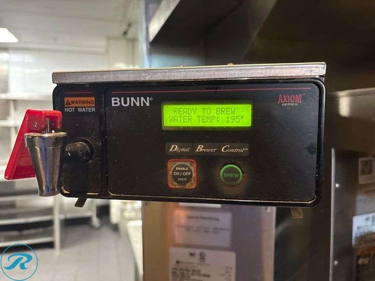 Bunn Axiom-DV-APS Digital Brewer with Stainless Steel Housing - Roller Auctions