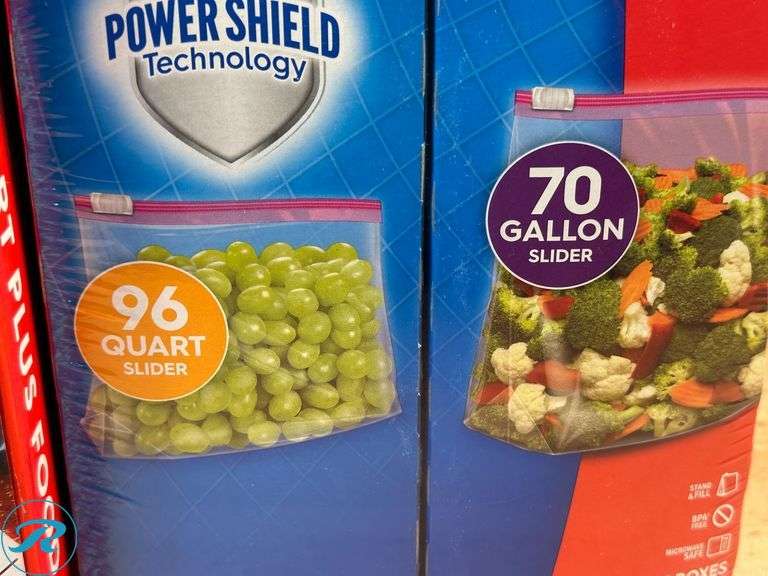 (3) Assorted Plastic Freezer/Storage Bags - New - Roller Auctions