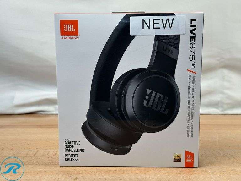 JBL Live 675NC Wireless True Adaptive Noise-cancelling On-Ear Headphones - New - Roller Auctions
