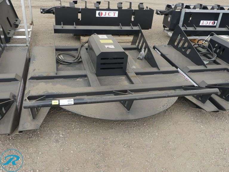 New JCT Hydraulic Brush Cutter Attachment To Fit Skid Steer Loader, 72" - Roller Auctions
