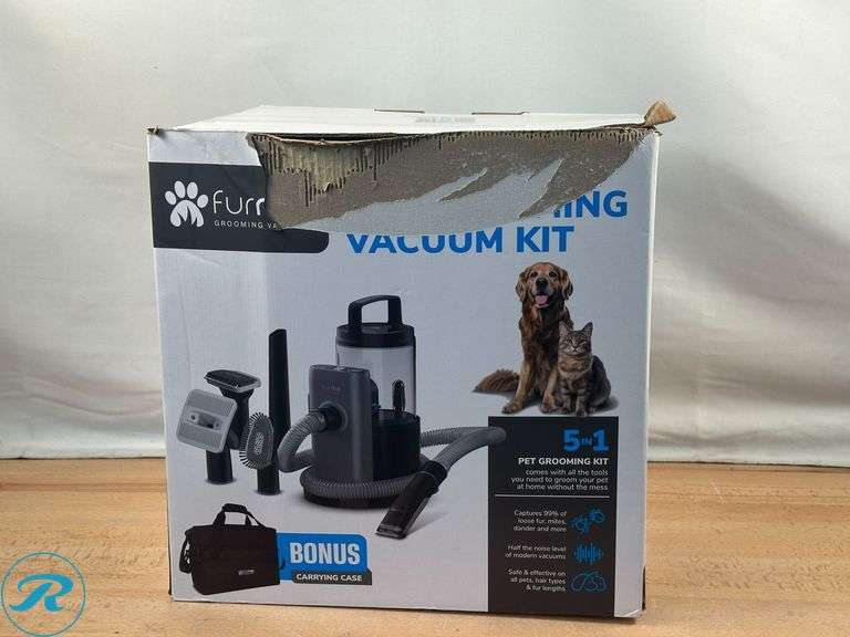 FurMe Professional Plus Pet Grooming Vacuum Kit with Carrying Case - Used - Roller Auctions