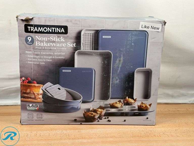 Tramontina 11-piece Ceramic Bakeware Set- Like New - Roller Auctions