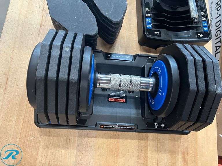 (2) Xterra Adjustable Dumbbells Set - Salvage/Dont Work Properly - Roller Auctions