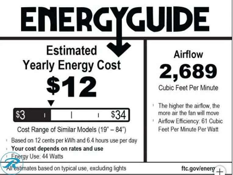 Hunter Exeter LED 54" Ceiling Fan- Like New - Roller Auctions