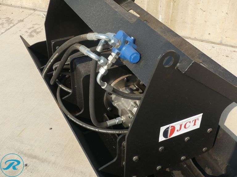 New JCT Hydraulic Plate Compactor Attachment to Fit Skid Steer Loader, 72" - Roller Auctions