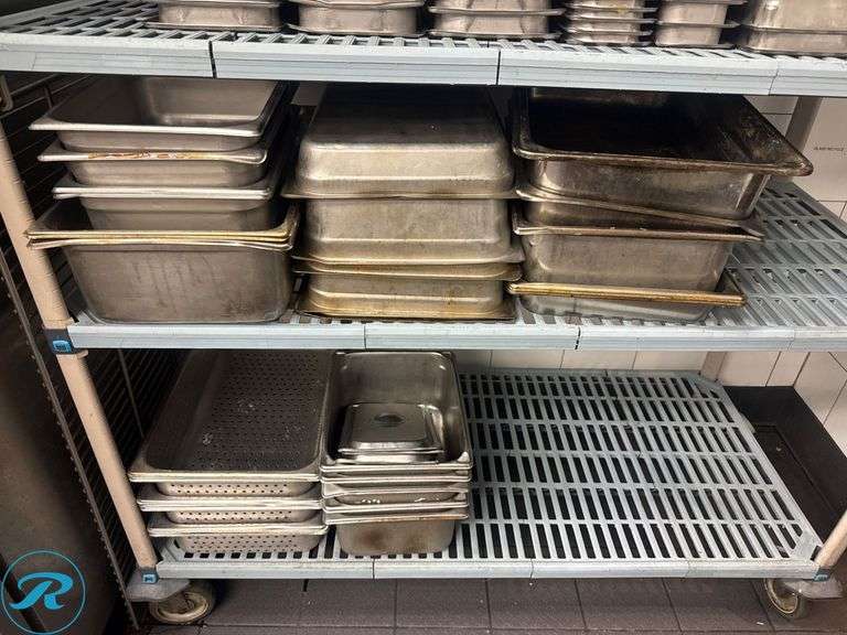 Assorted Stainless Steel Inserts and Food Pans - Roller Auctions